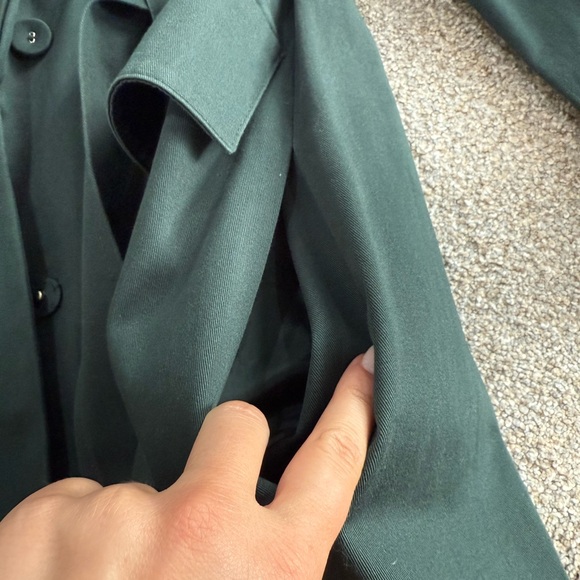 Simply Vera Vera Wang Dark Green Vintage Coat - Picture 8 of 15